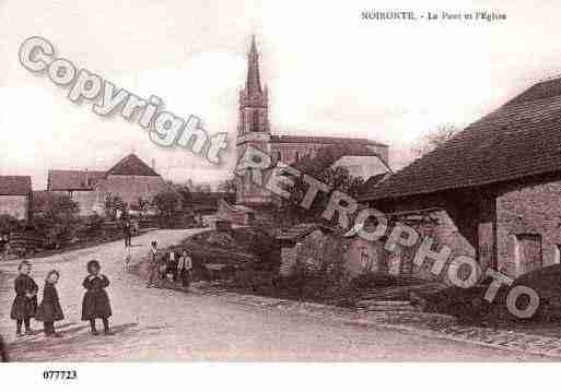 Ville de NOIRONTE, carte postale ancienne