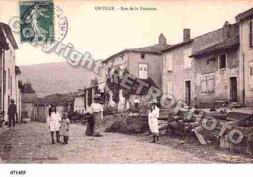 Ville de ONVILLE, carte postale ancienne