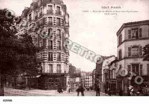 Ville de PARIS20, carte postale ancienne