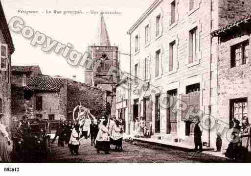 Ville de PERIGNEUX, carte postale ancienne