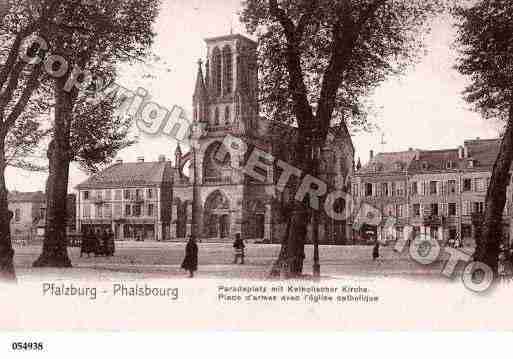 Ville de PHALSBOURG, carte postale ancienne