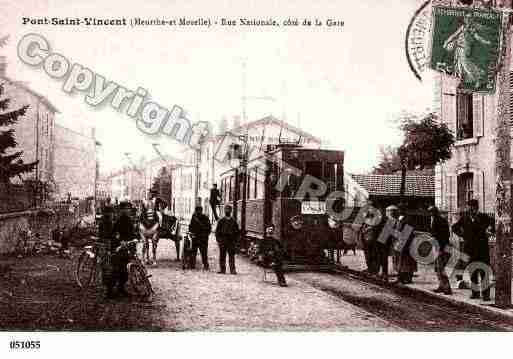 Ville de PONTSAINTVINCENT, carte postale ancienne