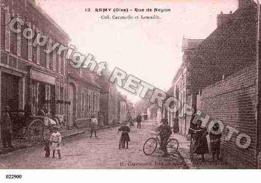 Ville de REMY, carte postale ancienne