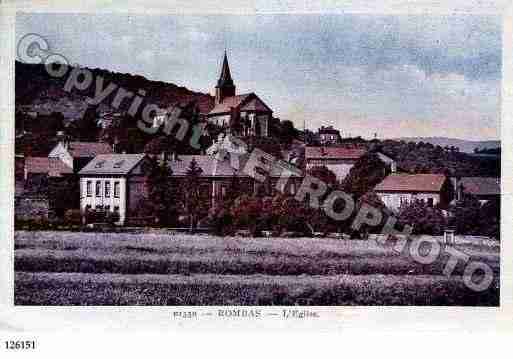 Ville de ROMBAS, carte postale ancienne