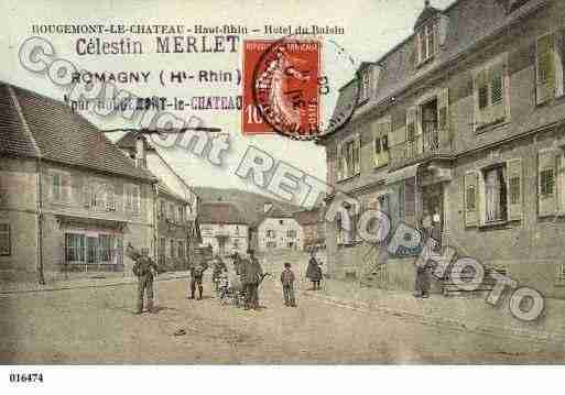 Ville de ROUGEMONTLECHATEAU, carte postale ancienne