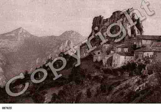 Ville de ROUGON, carte postale ancienne