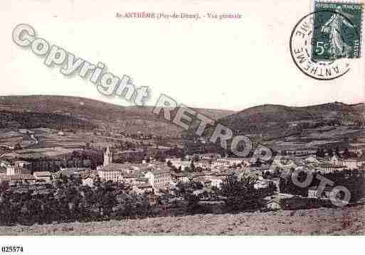 Ville de SAINTANTHEME, carte postale ancienne