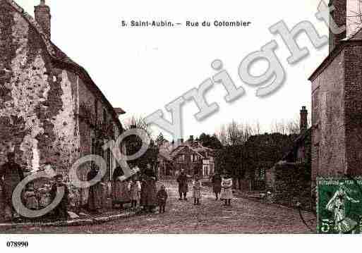 Ville de SAINTAUBIN, carte postale ancienne
