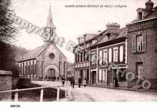 Ville de SAINTAUBINEPINAY, carte postale ancienne