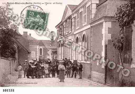 Ville de SAINTBIEZENBELIN, carte postale ancienne