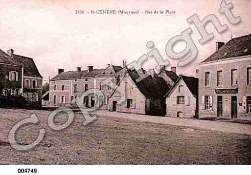 Ville de SAINTCENERE, carte postale ancienne