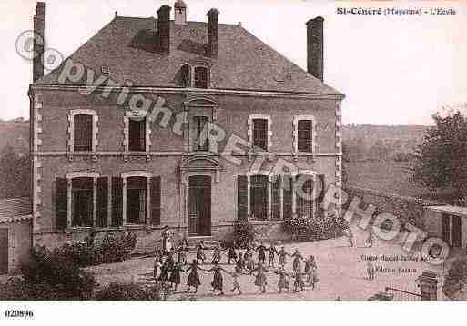 Ville de SAINTCENERE, carte postale ancienne