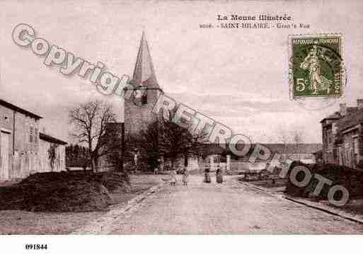 Ville de SAINTHILAIRE, carte postale ancienne