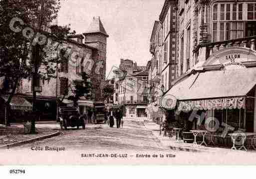 Ville de SAINTJEANDELUZ, carte postale ancienne