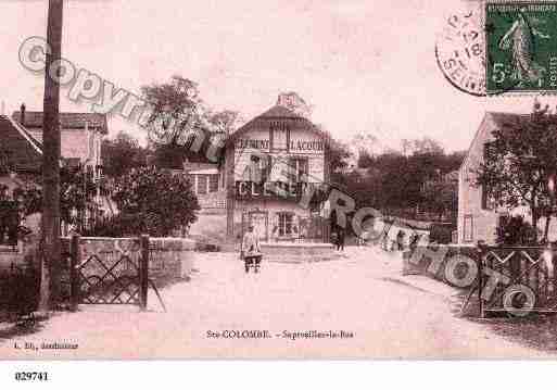 Ville de SAINTECOLOMBE, carte postale ancienne