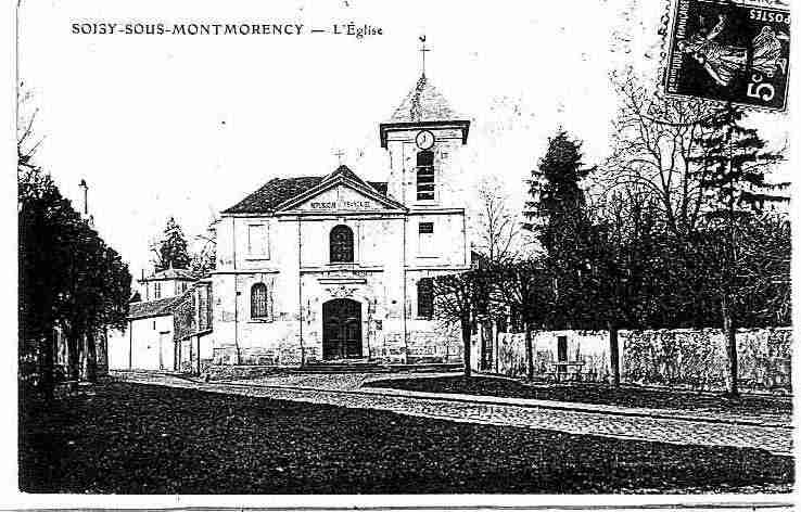 Ville de SOISYSMONTMORENCY, carte postale ancienne