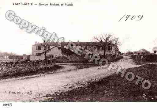 Ville de TAIZEAIZIE, carte postale ancienne