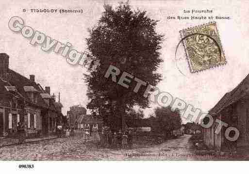 Ville de TILLOLOY, carte postale ancienne