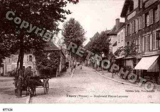 Ville de TOUCY, carte postale ancienne