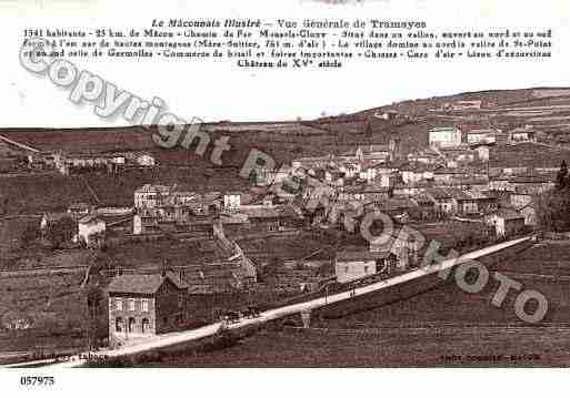 Ville de TRAMAYES, carte postale ancienne