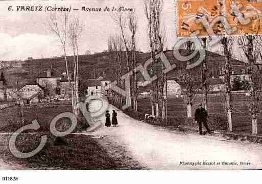 Ville de VARETZ, carte postale ancienne