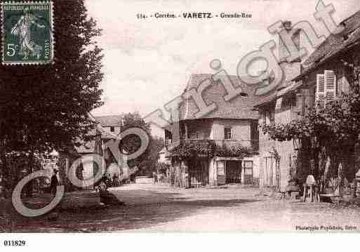 Ville de VARETZ, carte postale ancienne