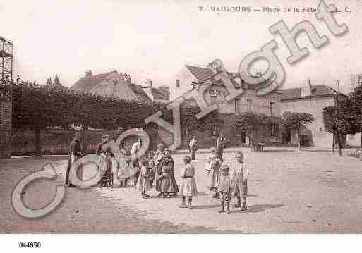 Ville de VAUJOURS, carte postale ancienne Ville de VAUJOURS, carte postale ancienne