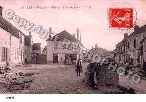 Ville de VENEUXLESSABLONS, carte postale ancienne