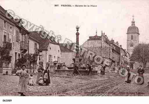 Ville de VERCEL, carte postale ancienne