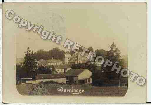 Ville de VERNY, carte postale ancienne