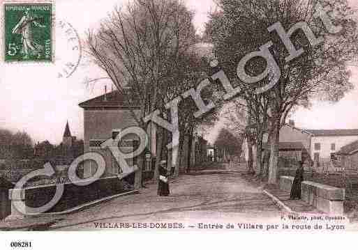 Ville de VILLARSLESDOMBES, carte postale ancienne