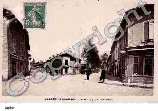 Ville de VILLARSLESDOMBES, carte postale ancienne