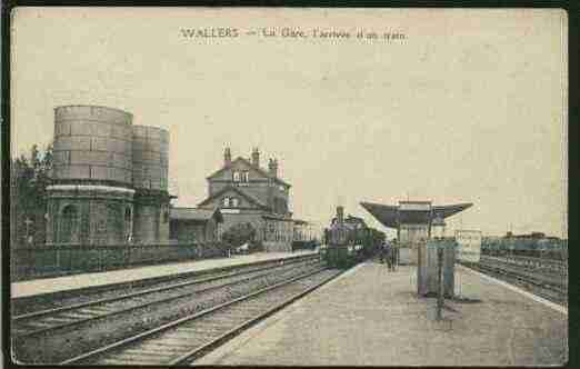 Ville de WALLERS, carte postale ancienne