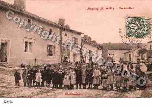 Ville de AINGERAY, carte postale ancienne