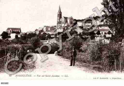 Ville de ANGOULEME, carte postale ancienne