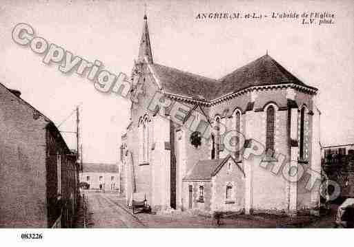 Ville de ANGRIE, carte postale ancienne