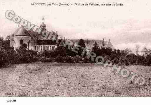 Ville de ARGOULES, carte postale ancienne