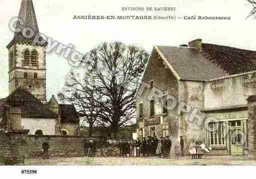 Ville de ASNIERESENMONTAGNE, carte postale ancienne