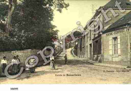 Ville de BEAURIEUX, carte postale ancienne