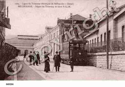 Ville de BELLEGARDESURVALSERINE, carte postale ancienne