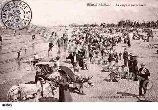 Ville de BERCK, carte postale ancienne