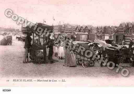 Ville de BERCK, carte postale ancienne