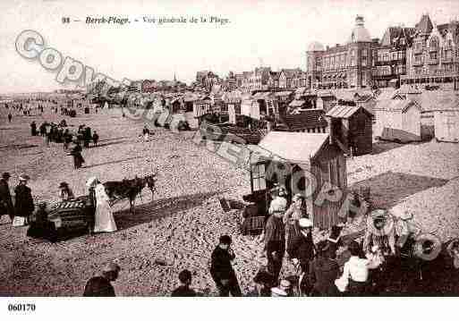 Ville de BERCK, carte postale ancienne