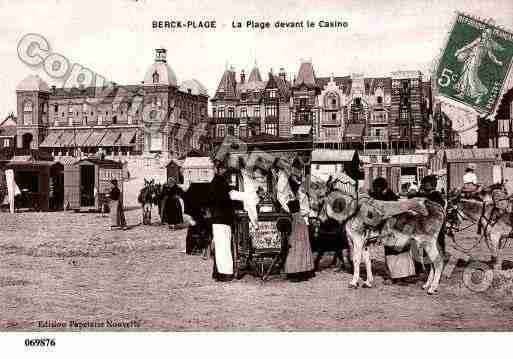 Ville de BERCK, carte postale ancienne