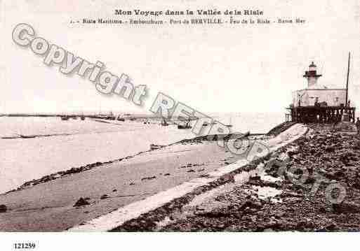 Ville de BERVILLESURMER, carte postale ancienne