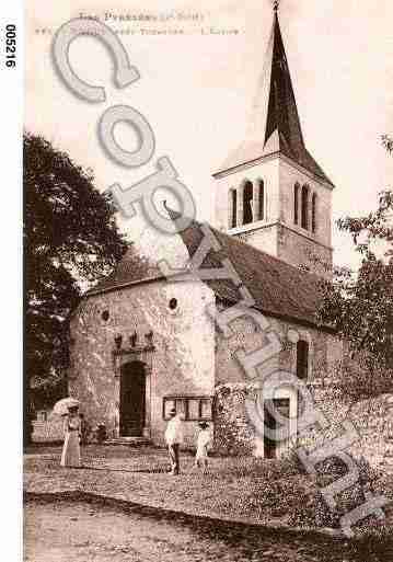 Ville de BIZOUS, carte postale ancienne