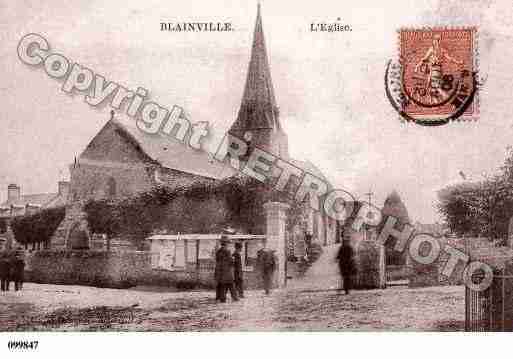 Ville de BLAINVILLESURMER, carte postale ancienne