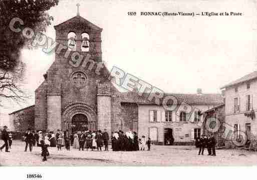 Ville de BONNACLACOTE, carte postale ancienne