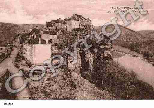 Ville de CALVIGNAC, carte postale ancienne