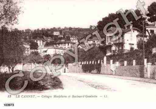 Ville de CANNET(LE), carte postale ancienne